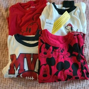 Long sleeved shirts for toddlers.